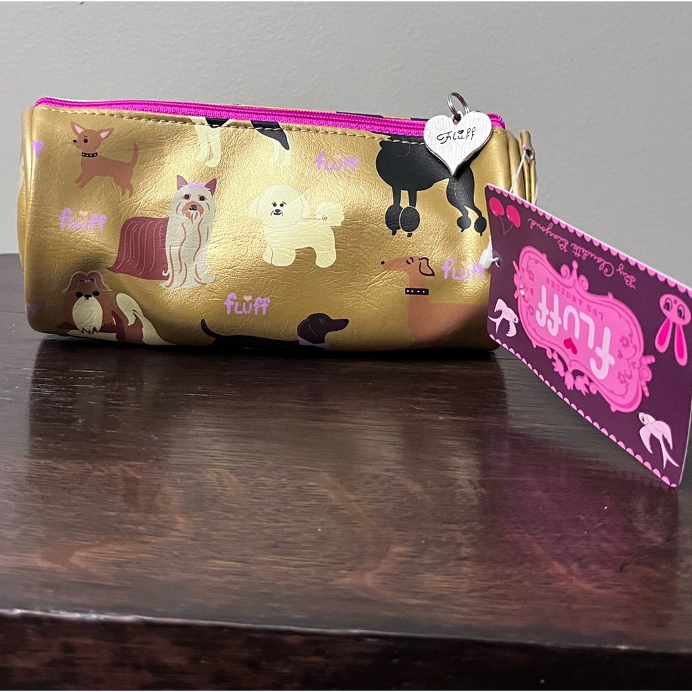 Fluffshop pencil case/make up holder NWT